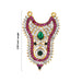 Stone Haram - 2.25 Inches | Multicolour Stone Necklace/ Stone Jewellery for Deity Decor/ 15 Gms Approx - Neck & Body Accessories