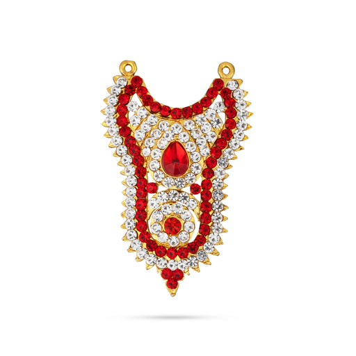 Stone Haram - 2.5 Inches | Stone Necklace/ Stone Jewellery for Deity Decor/ 20 Gms Approx - Neck & Body Accessories