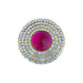 Stone Pottu - 1.5 Inches | Stone Tilak/ Stone Bindi/ Stone Jewellery for Deity Decor/ Assorted Colour - Head & Face Accessories