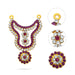 Stone Haram - 2.25 Inches | Stone Necklace/ Stone Jewellery for Deity Decor - Neck & Body Accessories