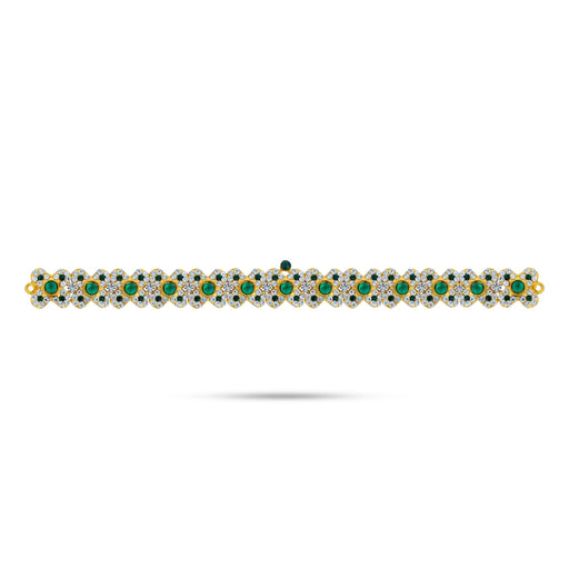 Hip Belt - 10 Inches | Waist Belt/ Stone Belt/ Stone Jewellery/ Artificial Jewelry For Deity Decor - Waist & Leg Accessories