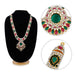 Stone Haram - 12 Inches | Stone Necklace / Multicolour Stone Jewellery/ Artificial Jewellery for Deity - Neck & Body Accessories