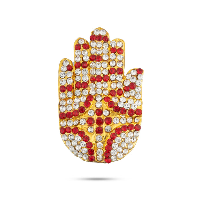 Stone Hastham Pair - 2 x 1.25 Inches | Stone Hand/ Stone Jewellery for Deity/ 30 Gms Approx