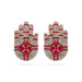 Stone Hastham Pair - 3.5 x 2 Inches | Stone Hand / Stone Jewellery for Deity Decor - Deity Accessories