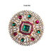 Rakodi - 3 Inches Dia | Hair Accessories/ MultiColour Stone Jewellery/ Jewelry for Deity - Head & Face Accessories