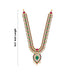 Two Step Stone Haram - 14.5 Inches | Multicolour Stone Jewellery / Stone Necklace for Deity - Neck & Body Accessories