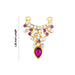 Stone Necklace - 1.25 Inches | Stone Jewelry/ Stone Jewellery for Deity/ Assorted Colour - Neck & Body Accessories