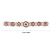 Hip Belt - 9 Inches | Waist Belt/ Varalakshmi Decor/ Multicolour Stone Belt For Deity Decor - Waist & Leg Accessories