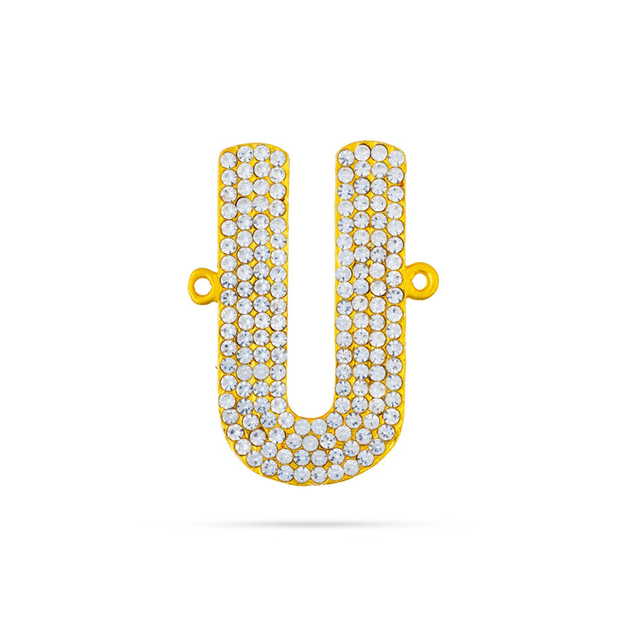 Stone Ayyappa Namam - 2.5 x 1.5 Inches | Stone Tilakam/ Namam Stone/ Bhagwan Accessory
