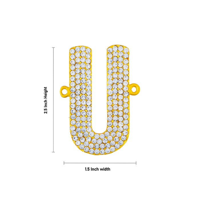 Stone Ayyappa Namam - 2.5 x 1.5 Inches | Stone Tilakam/ Namam Stone/ Bhagwan Accessory