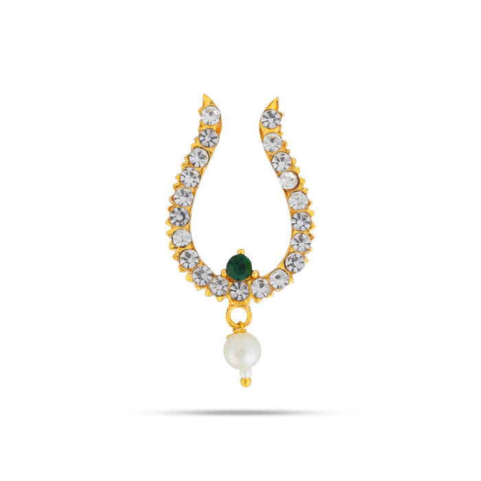 Mukkera Bullaku - 1.5 x 1 Inches | Nose Pin / Nose Ring / Nose Studs / Mukkera For Deity - Head & Face Accessories