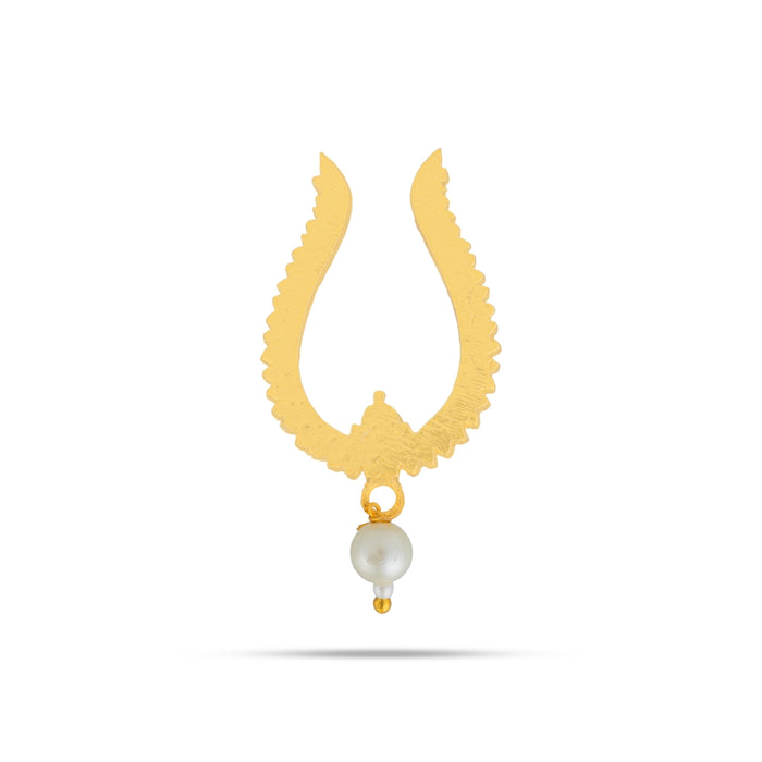Mukkera Bullaku - 1.5 x 1 Inches | Nose Pin / Nose Ring / Nose Studs / Mukkera For Deity - Head & Face Accessories