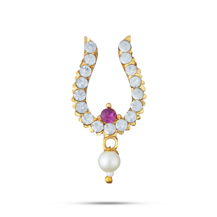 Bullaku Nose Ring - 1.5 x 0.75 Inches | Nose Pin / Nose Studs / Mukkera For Deity - Head & Face Accessories