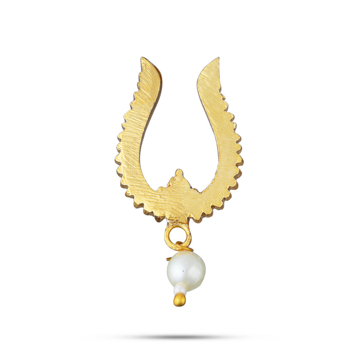 Bullaku Nose Ring - 1.5 x 0.75 Inches | Nose Pin / Nose Studs / Mukkera For Deity - Head & Face Accessories