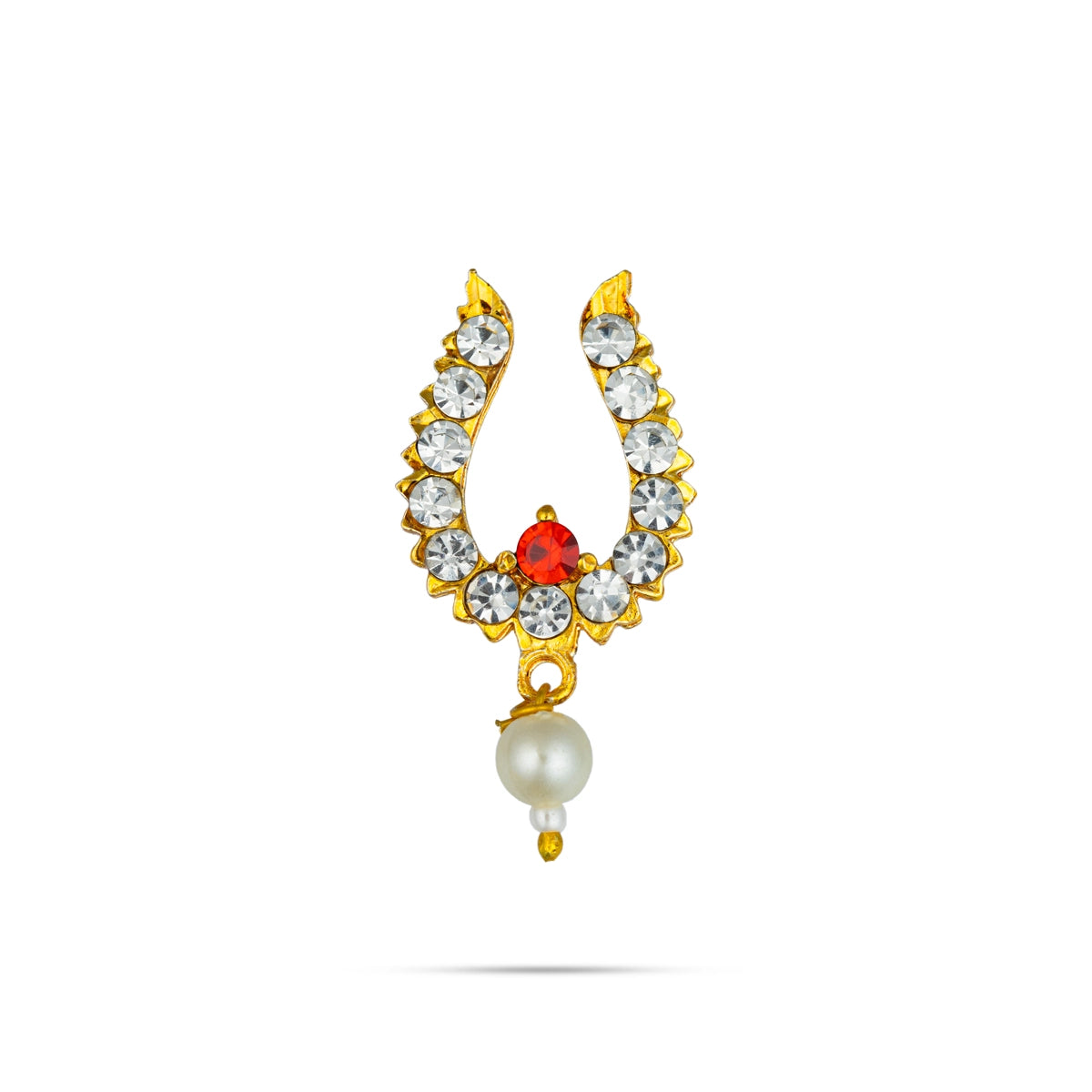 God Ornamnet | Nathu Bullaku | Stone Nose Pin