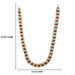 Stone Haram and Necklace Set | Haram Necklace Set/ Multicolour Stone Jewelry/ Jewellery for Deity - Neck & Body Accessories