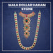 Stone Haram and Necklace Set | Haram Necklace Set/ Multicolour Stone Jewelry/ Jewellery for Deity - Neck & Body Accessories
