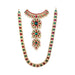 Stone Haram and Necklace Set | Haram Necklace Set/ Multicolour Stone Jewelry/ Jewellery for Deity - Neck & Body Accessories