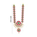 Stone Haram - 12 Inches | Multicolour Stone Jewellery/ Artificial Jewelry For Deity Decor - Neck & Body Accessories