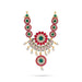 Stone Necklace - 8 Inches | Multicolour Stone Jewellery/ Artificial Jewelry for Deity - Neck & Body Accessories