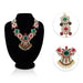 Stone Necklace - 7.5 Inches | Artificial Jewelry/ Multicolour Stone Jewellery for Deity/ Assorted - Neck & Body Accessories