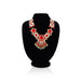 Stone Necklace - 7.5 Inches | Artificial Jewelry/ Multicolour Stone Jewellery for Deity/ Assorted - Neck & Body Accessories