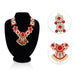 Stone Necklace - 7.5 Inches | Artificial Jewelry/ Multicolour Stone Jewellery for Deity/ Assorted - Neck & Body Accessories