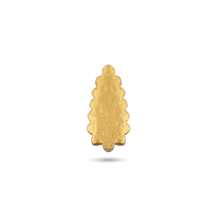 Stone Tilak - 0.75 x 0.5 Inches | Stone Pottu/ Stone Bindi/ Stone Tikka for God