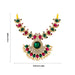 Stone Necklace - 4 x 8.25 Inches | Multicolour Stone Jewellery/ Artificial Jewelry for Deity - Neck & Body Accessories