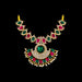 Stone Necklace - 4 x 8.25 Inches | Multicolour Stone Jewellery/ Artificial Jewelry for Deity - Neck & Body Accessories