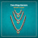 Stone Haram | Multicolour Stone Jewelry/ Deity Necklace/ 3 Step Haram/ Jewellery for Deity - Neck & Body Accessories