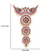 Stone Necklace - 12 x 8 Inches | Multicolour Stone Jewelry/ Jewellery for Deity - Neck & Body Accessories
