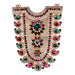 Stone Necklace - 10 x 8 Inches | Multicolour Stone Jewelry/ Jewellery for Deity - Neck & Body Accessories