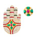 Stone Hastham - 4 x 2.5 Inches | Stone Hastham/ Stone Hands for Deity Decor - Neck & Body Accessories
