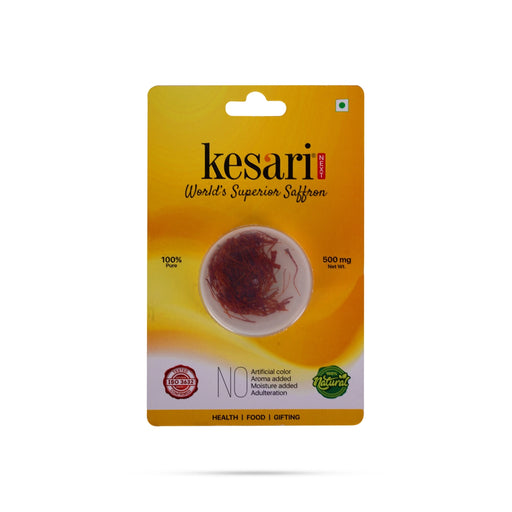 Kesari Amazing Saffron - 50 Gms | Saffron/ Kesar/ Kumkuma Puvvu for Puja - Spices & Herbs