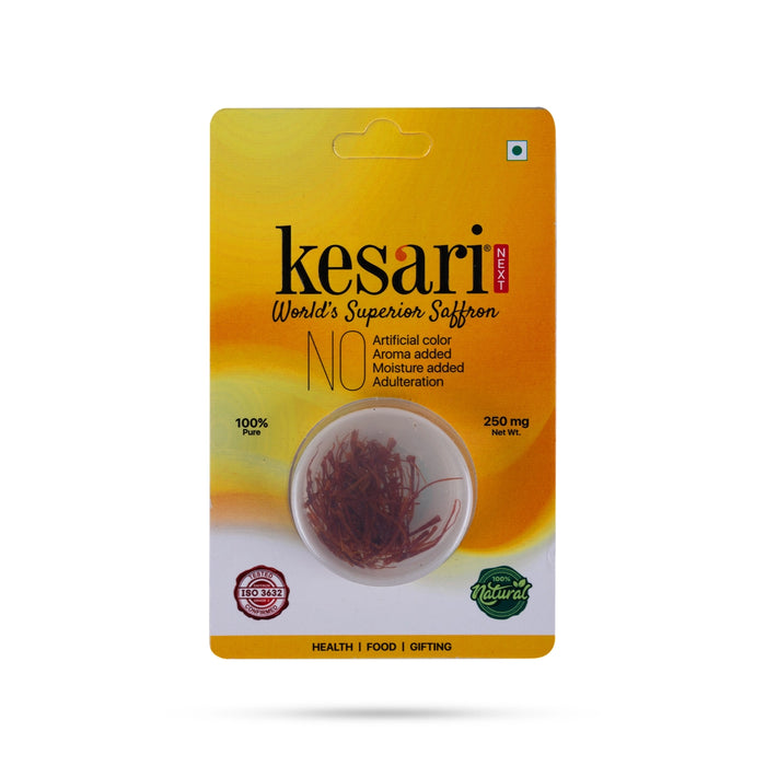 Kesari Worlds Superior Saffron - 250 mg | Kesar/ Kumkuma Puvvu for Cooking And Health - Spices & Herbs