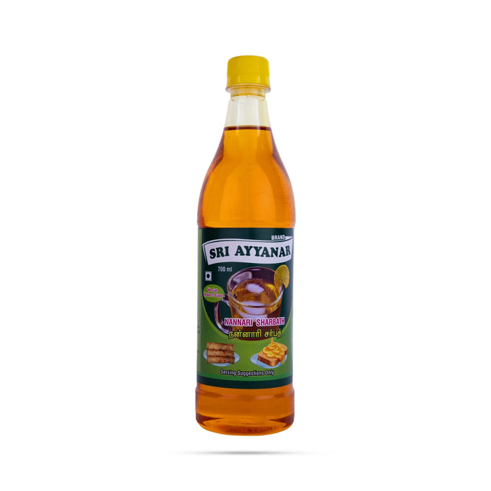 Nannari Sharbath - 700 ml | Nannari Juice/ Nannari Sarbath Juice/ Nanari Sharbath For Refreshing Summer Drink - Health Drink