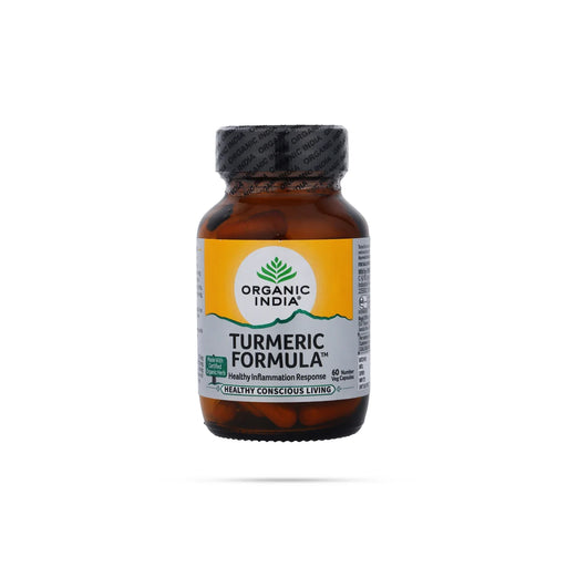Organic India Turmeric Formula - 60 Pcs - Ayurvedic Mix