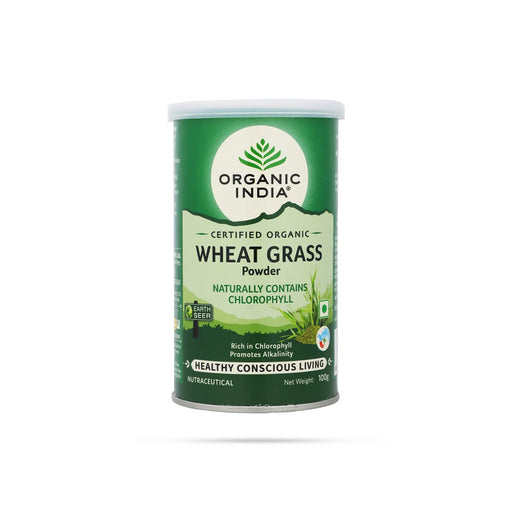 Organic India Wheat Grass Powder - 100 Gms - Ayurvedic Mix