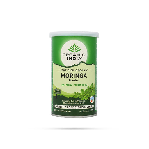 Organic India Moringa Powder - 100 Gms - Ayurvedic Mix
