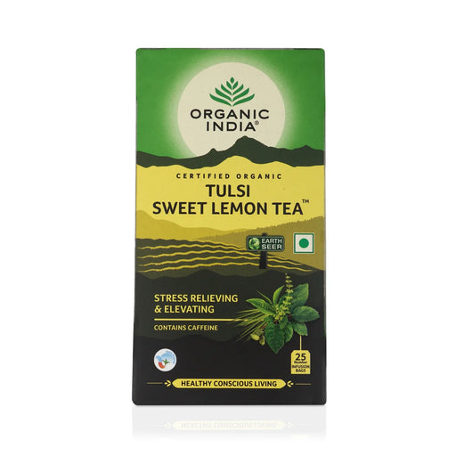 Organic India Tulsi Sweet Lemon Tea - 25 Pcs - Coffee & Tea