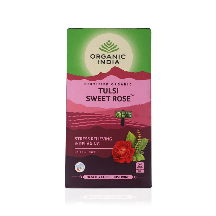 Organic India Tulsi Sweet Rose - 25 Pcs