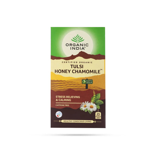 Organic India Tulsi Honey Chamomile - 25 Pcs - Coffee & Tea