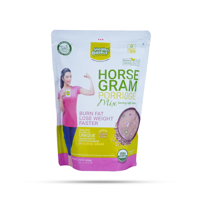 Horse Gram Porridge Mix - 500 Gms | Kollu Kanji Recipe/ Instant Mix - Instant Mixes
