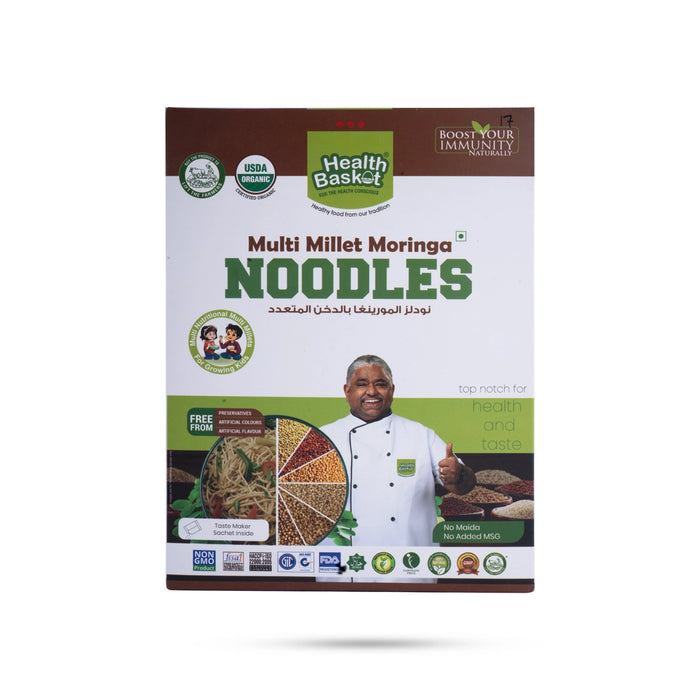 Multi Millet Moringa Noodles - 175 Gms | Instant Food - Instant Mixes