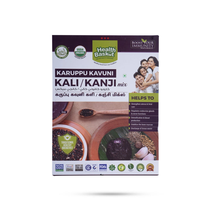 Karuppu Kavuni Kali Mix - 200 Gms | Karuppu Kavuni Kanji Mix/ Karuppu Kavuni Health Mix/ Instant Mix - Instant Mixes