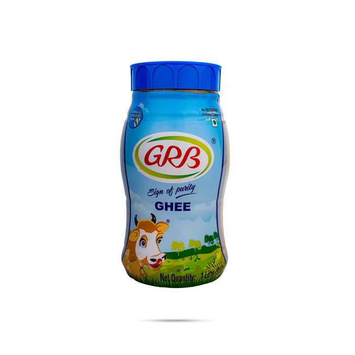 GRB Udhayam Ghee Bottle - 1 litres | Cow Ghee / Pure Ghee For Sweets, Cooking & Pooja