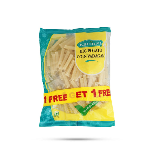 Potato Vadagam - 100 Gms | Urulai Vadagam / Appalam / Fryums / Ready to Fry Crispy Snack - Papad & Vadam