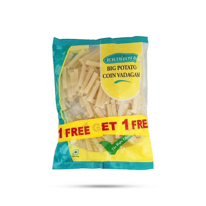 Potato Vadagam - 100 Gms | Urulai Vadagam / Appalam / Fryums / Ready to Fry Crispy Snack - Papad & Vadam