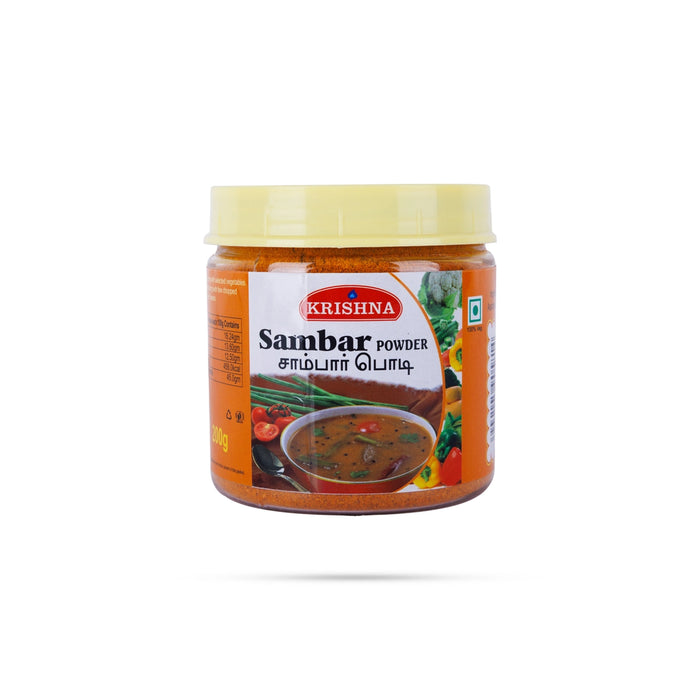 Sambar Powder Jar - 200 Gms | Krishna Sambar Podi/ Traditional Masala/ Sambar Masala Powder For Cooking - Instant Mixes